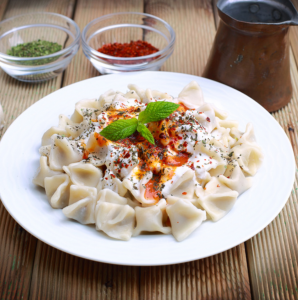 Speciality of Mitis - Matni - Turkish ravioli